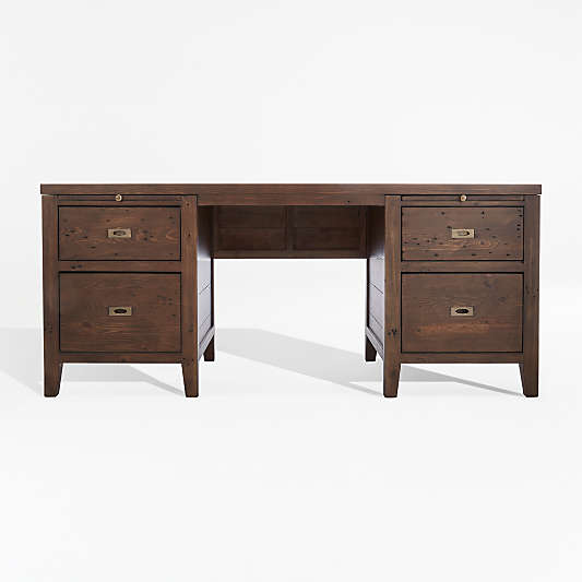 Morris Chocolate Brown Executive Desk