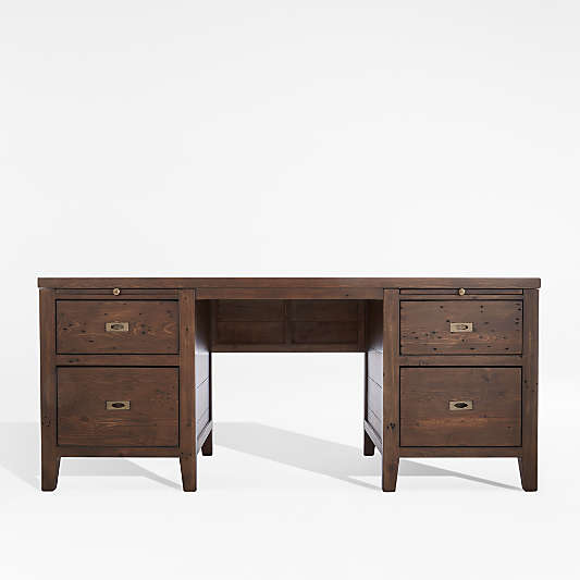 Morris Chocolate Brown Executive Desk