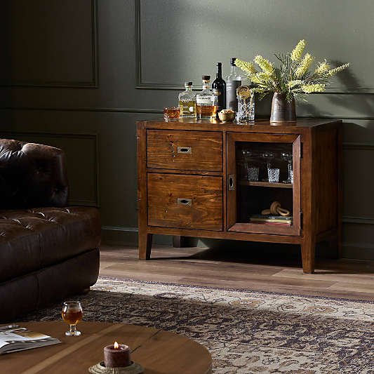 Morris Chocolate Brown Credenza