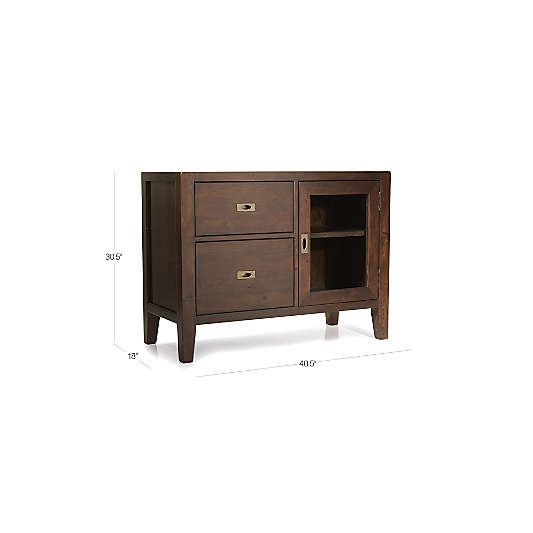 Morris Chocolate Brown Credenza