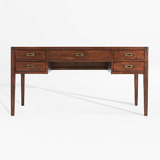 Morris 60" Chocolate Brown Desk