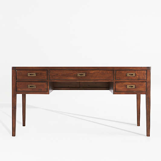 Morris 60" Chocolate Brown Desk