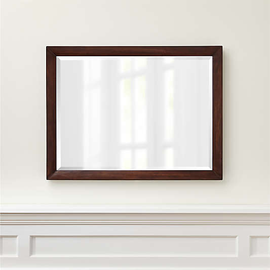 Morris Chocolate Brown Rectangular Wall Mirror