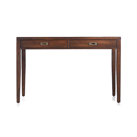 Morris 48" Chocolate Brown Writing Desk