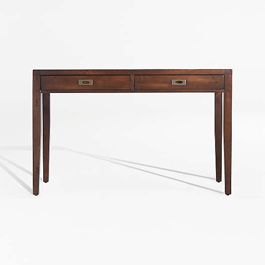 Morris 48" Chocolate Brown Writing Desk