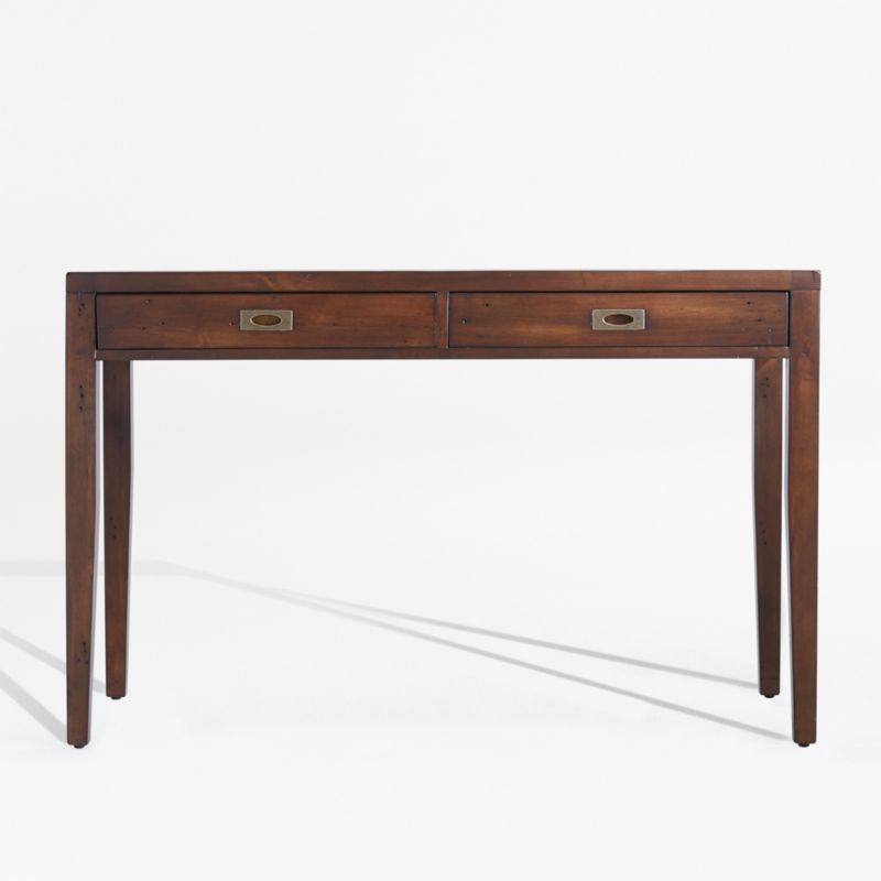 Morris 48" Chocolate Brown Writing Desk