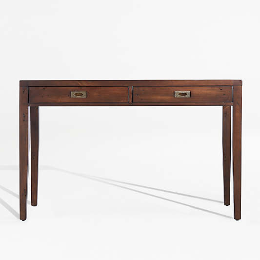 Morris 48" Chocolate Brown Writing Desk