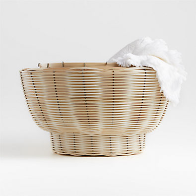 View Mo's Crib Woven Natural Basket details