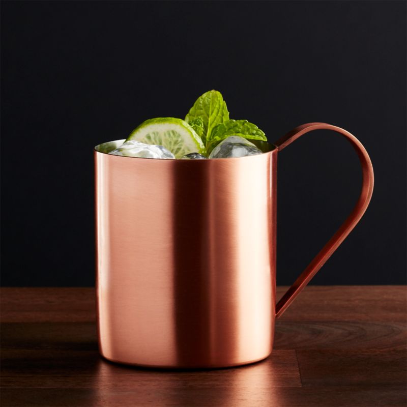 Wine Cup: 16oz Stemless Smooth Copper Cup for Wine by Copper Mug Co.