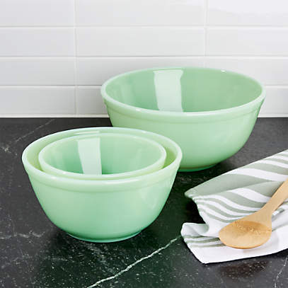 crate and barrel ceramic mixing bowls