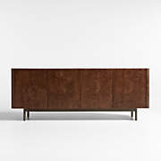 Milano 74" Walnut Storage Media Console
