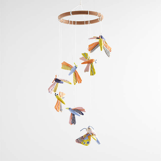 Origami Baby Nursery Mobile + Reviews Crate & Kids