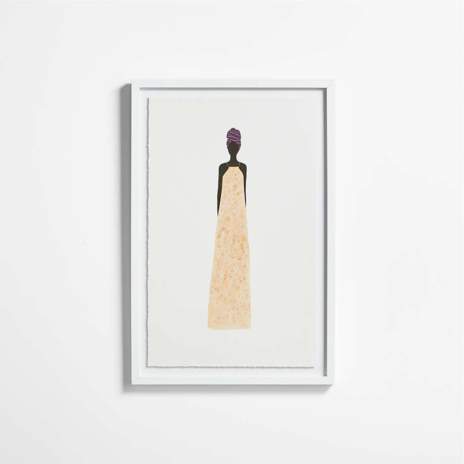 'Motif Beauty V' Framed Wall Art Print 20