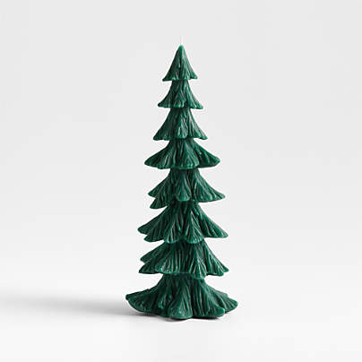 Mountain Pine Christmas Tree Candle Large 13"