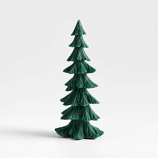 Mountain Pine Christmas Tree Candle Large 13"