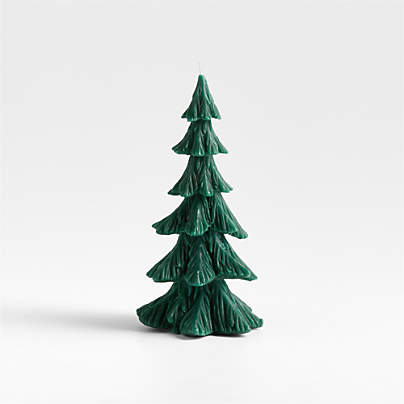 Mountain Pine Christmas Tree Candle Medium 10"