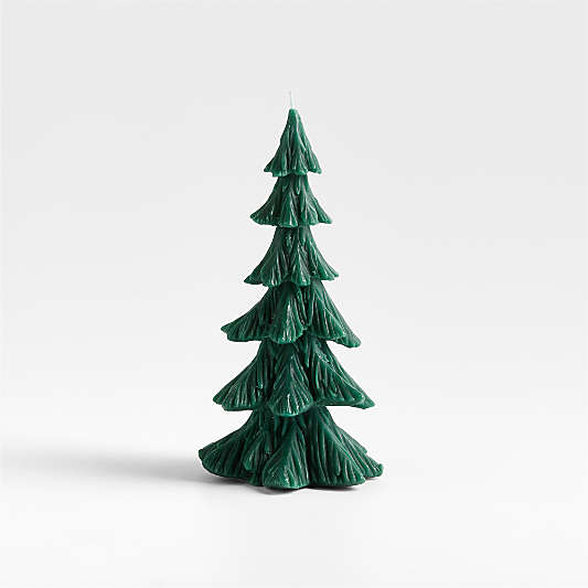 Mountain Pine Christmas Tree Candle Medium 10"
