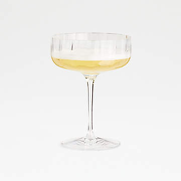 A Coste Etched Wine Glasses by Athena Calderone