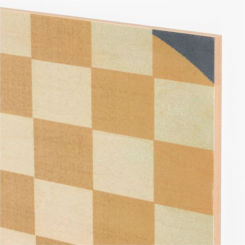 Maplewood Checkerboard Hoop 3' x 3' Wall Art - image 3 of 5