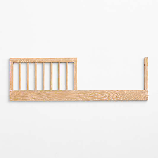 Mira Reeded Natural Oak Wood Toddler Bed Rail