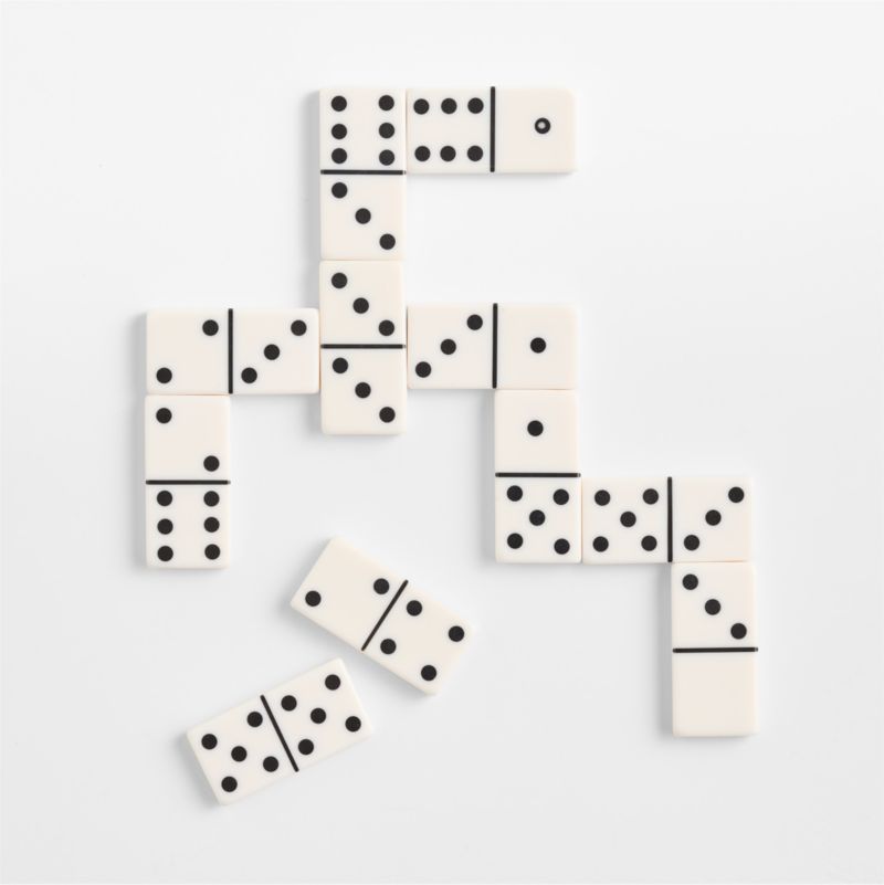 Marble Box with Resin Dominoes Game Set - image 3 of 5
