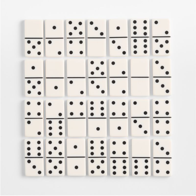 Marble Box with Resin Dominoes Game Set - image 4 of 5
