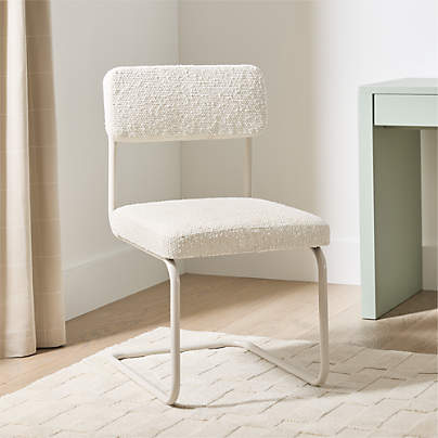 Marcel Cream Boucle Kids Desk Chair
