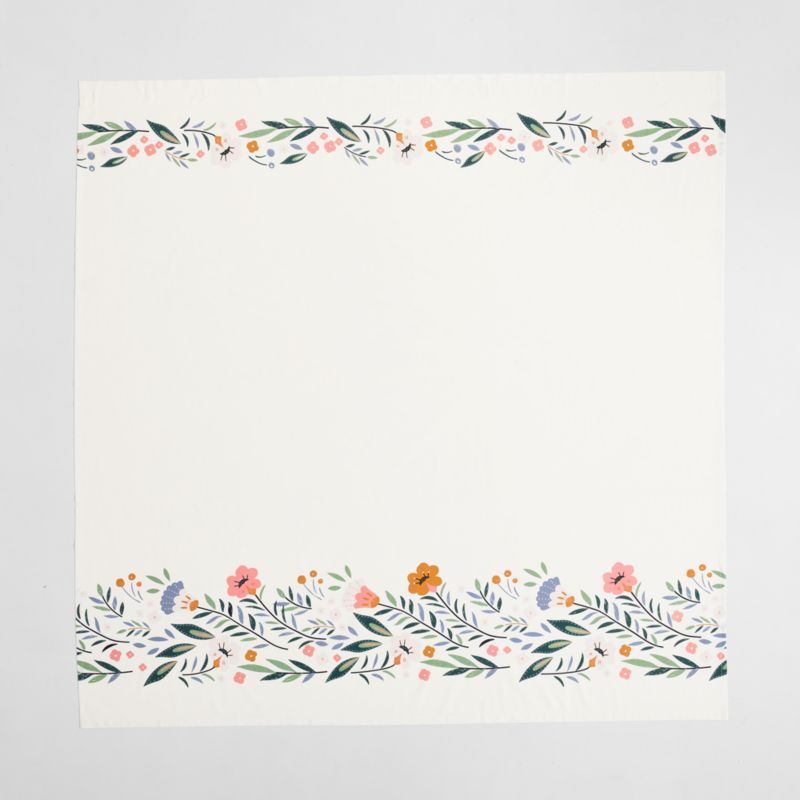 Marrakech Floral Border Cotton Kids Shower Curtain - image 2 of 5