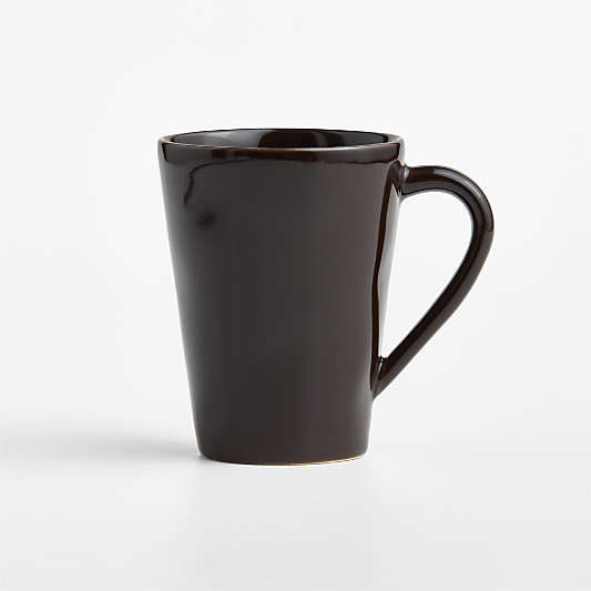 Marin Deep Brown Stoneware 12-Oz. Mug