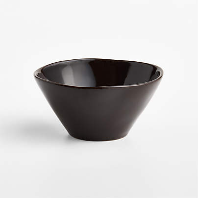 Marin Deep Brown Stoneware Cereal Bowl