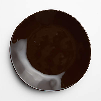 Marin Deep Brown Stoneware Dinner Plate