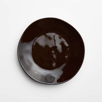 Marin Deep Brown Stoneware Salad Plate