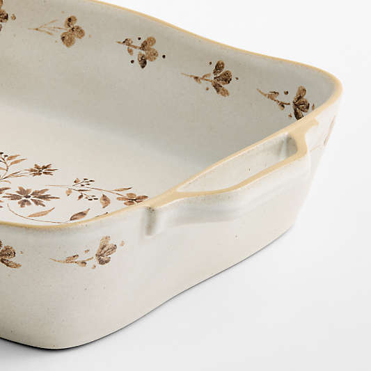 Marin Botanical 13.5"x10" Large Stoneware Baker