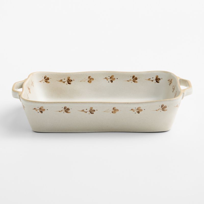 Viewing product image Marin Botanical 13.5"x10" Large Stoneware Baker - image 1 of 3