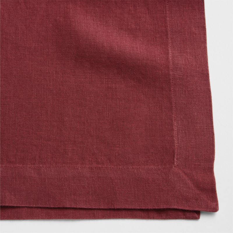 Marin Luminous Red European Linen Napkin, Set of 4 - image 1 of 8