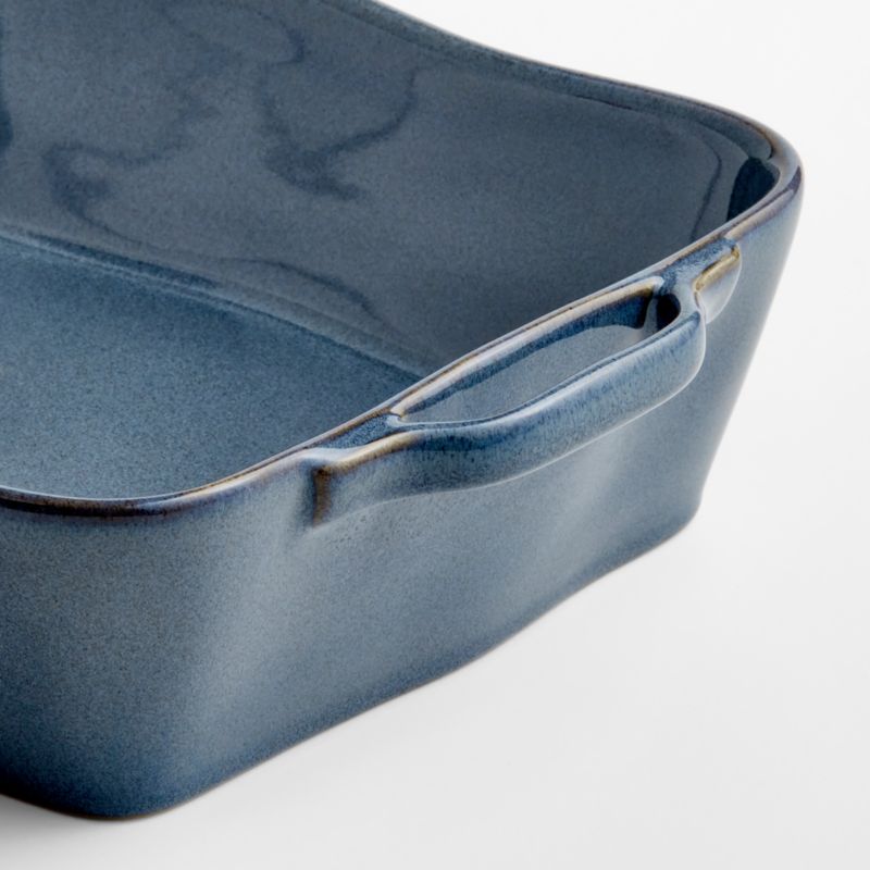 Marin 12"x 8.5" Medium Slate Blue Stoneware Baking Dish with Handles - image 1 of 5