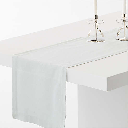 Silver 108" Table Runner