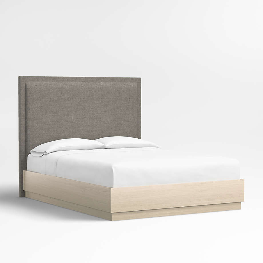 Haven Cushioned Wool Bed Frame & Headboard