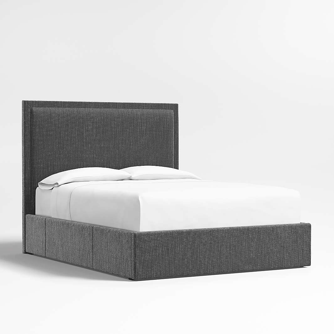 Black Bed Frames & Matte Black Bed Frames with Headboards Crate & Barrel
