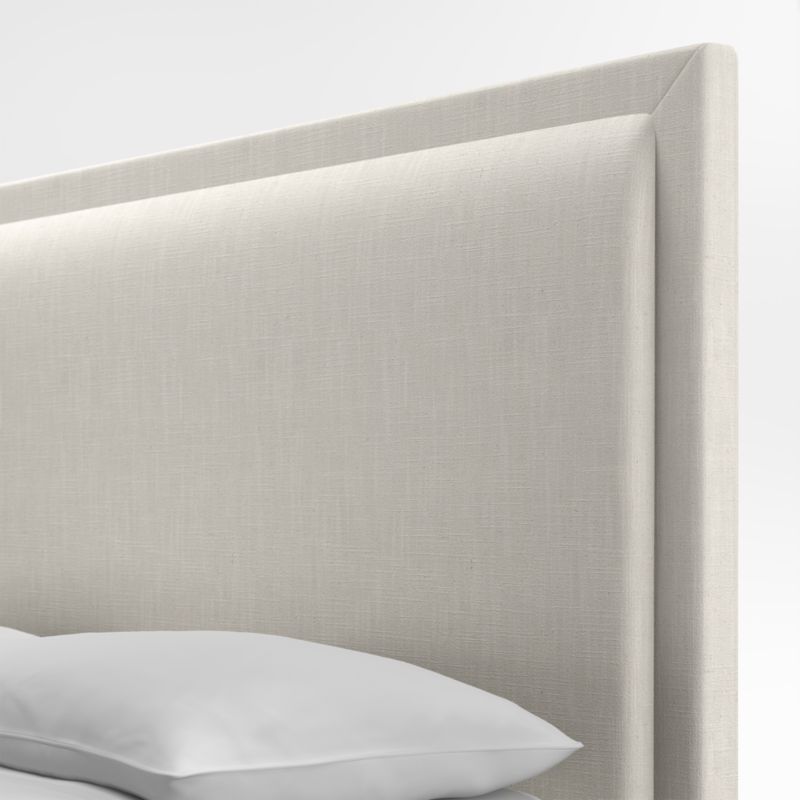 Meraux 56" Ivory Upholstered King Headboard - image 3 of 4