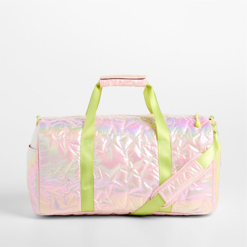 Pink Metallic Star Kids Duffel Bag - image 3 of 6