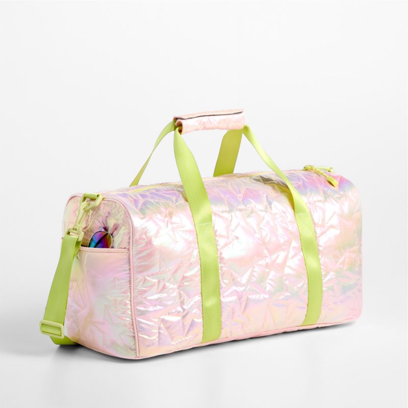Pink Metallic Star Kids Duffel Bag - image 2 of 6
