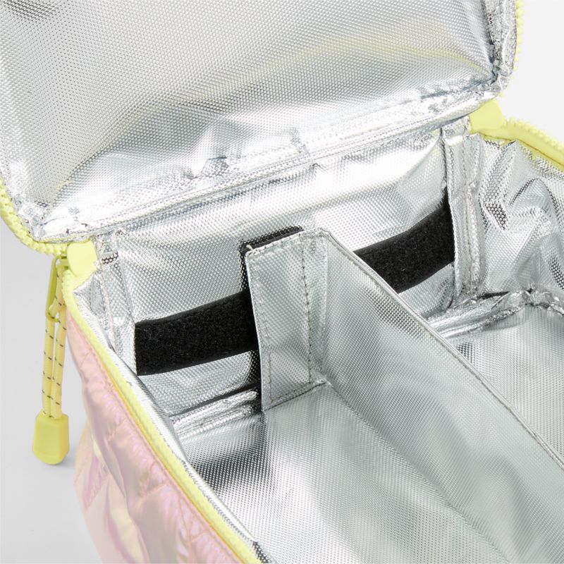Pink Metallic Star Standard Soft Insulated Kids Lunch Box - image 6 of 8