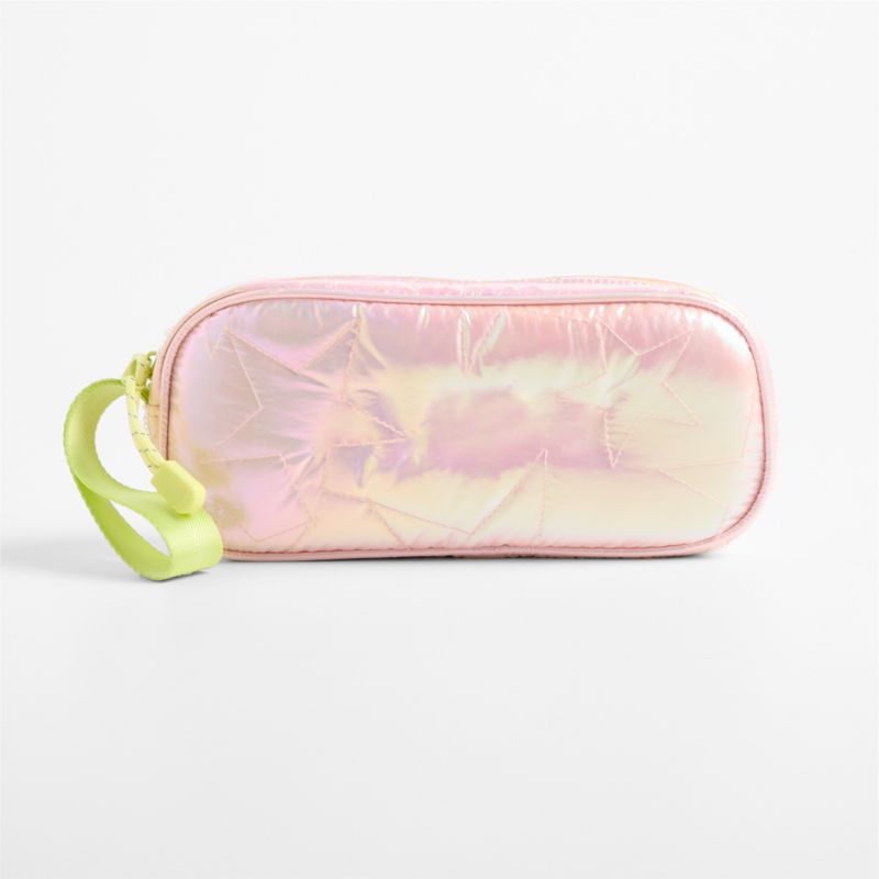 Pink Metallic Star Soft Pencil Case - image 2 of 5