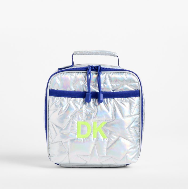 Viewing product image Silver Metallic Star Standard Soft Insulated Kids Lunch Box - image 1 of 8