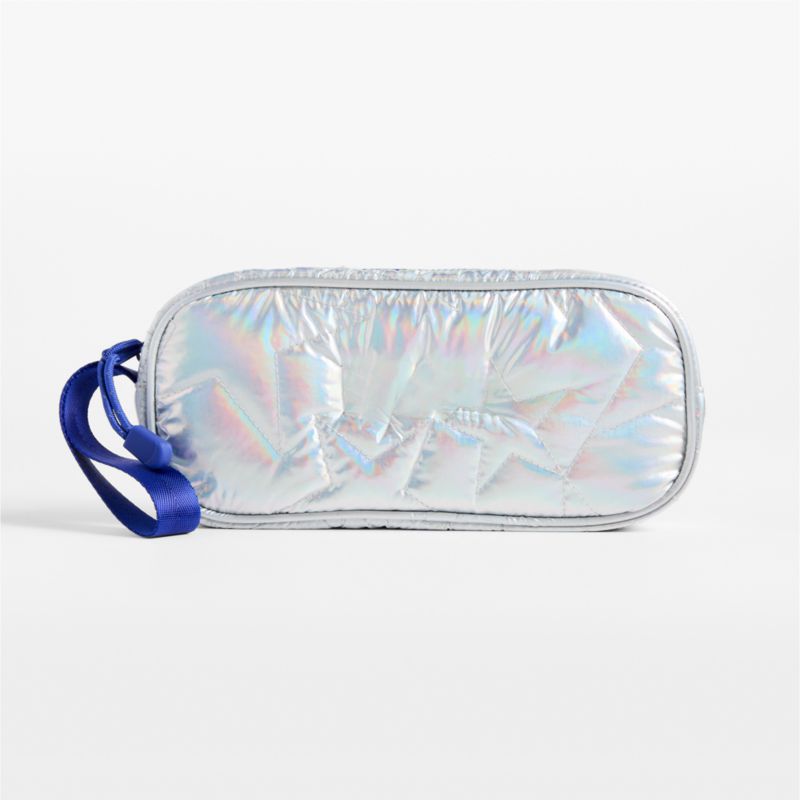 Silver Metallic Star Soft Kids Pencil Case - image 2 of 5