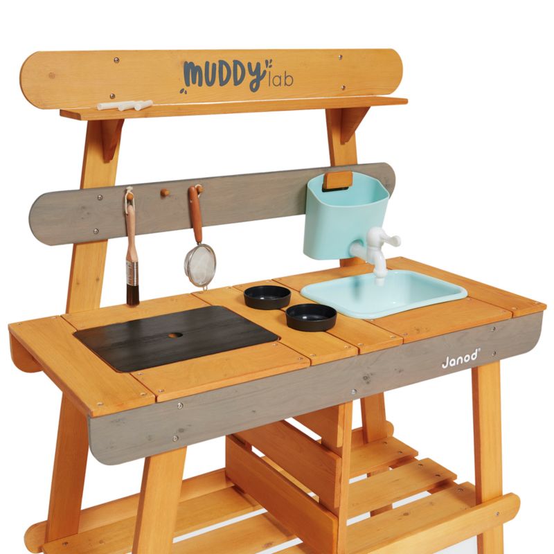 Janod Kids Muddy Lab Outdoor Play Kitchen - image 4 of 12