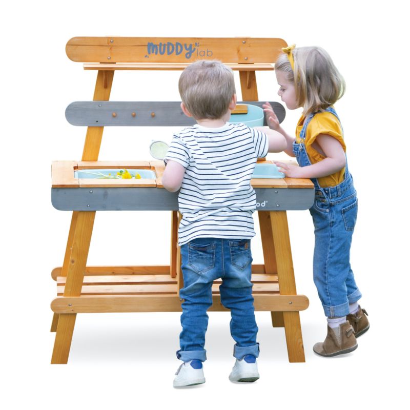 Janod Kids Muddy Lab Outdoor Play Kitchen - image 3 of 12