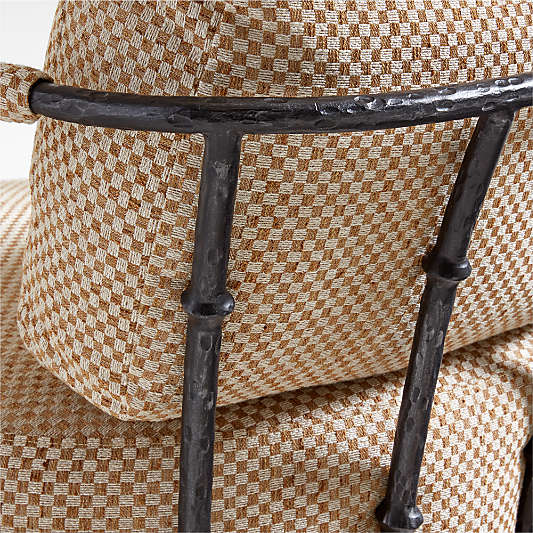 Muirfield Sculptural Metal Accent Chair by Jake Arnold