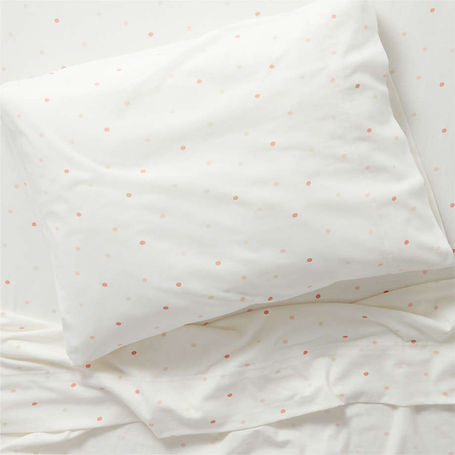 Modern Comfy Tee Warm Multicolor Polka Dot Organic Cotton Jersey Kids